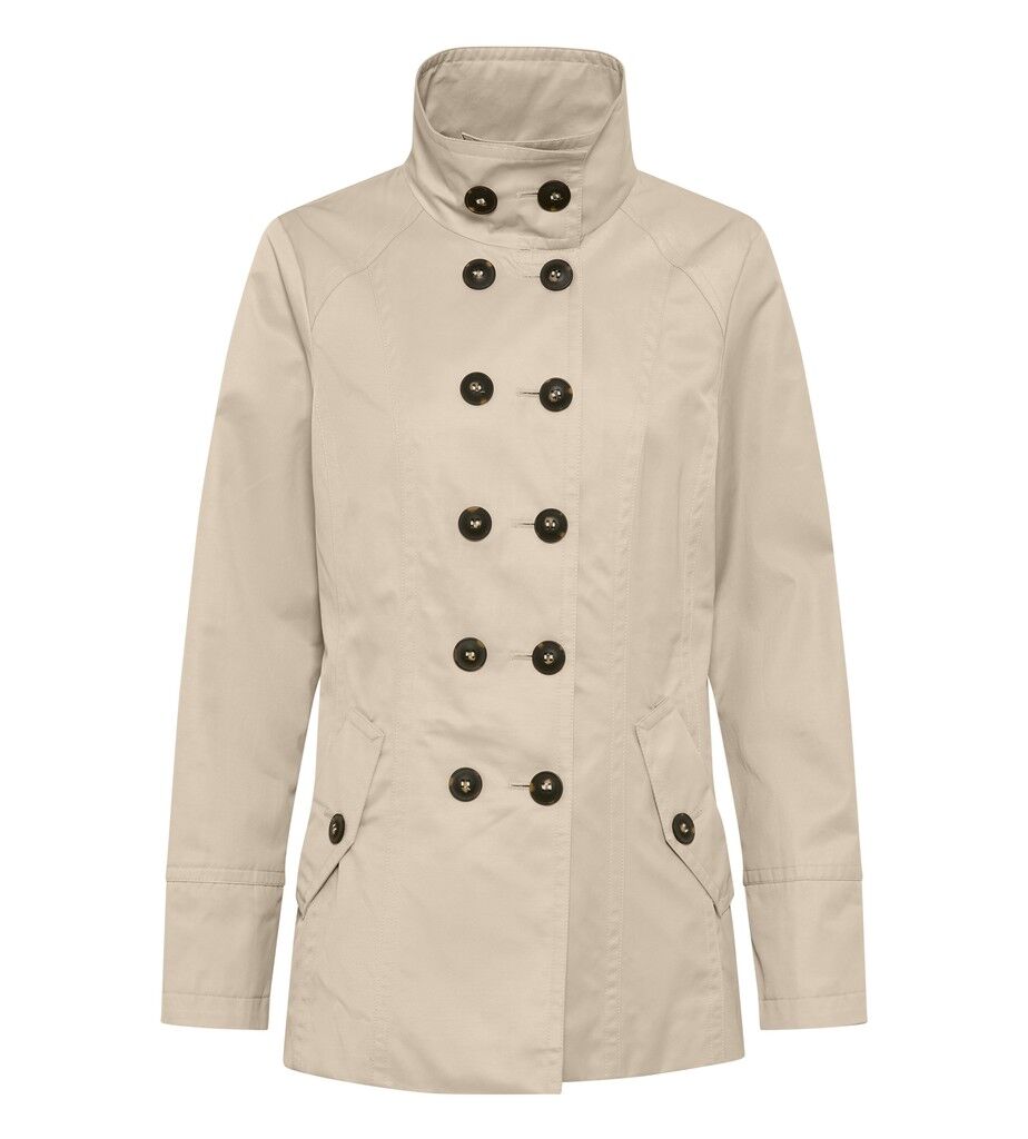 Kurzjacke mit doppelreihiger Knopfleiste
