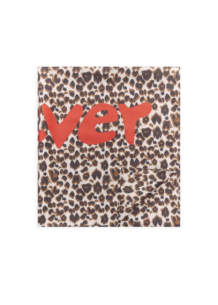 Handtuch mit Leomuster und Schriftzug Handtuch mit Leomuster und Schriftzug