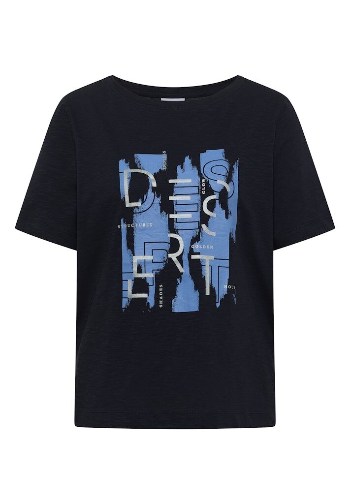 T-Shirt mit Rundhals und Frontprint T-Shirt mit Rundhals und Frontprint