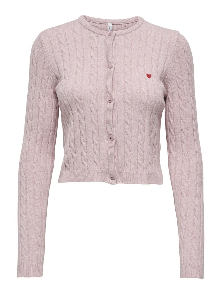 Cardigan mit Herzstickerei Cardigan mit Herzstickerei