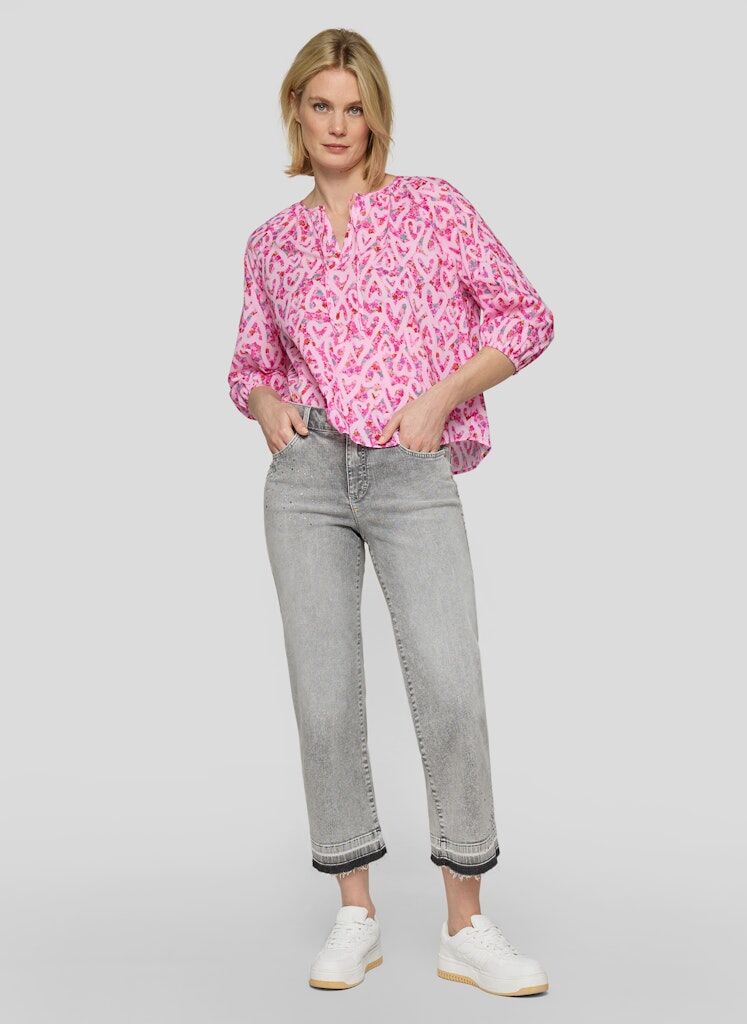Bluse mit Allover-Print Bluse mit Allover-Print