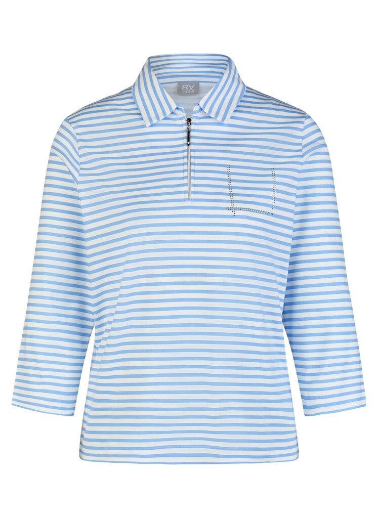 T-Shirt mit Polokragen T-Shirt mit Polokragen