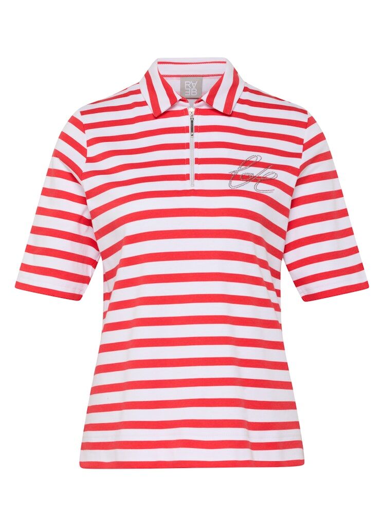Poloshirt mit Streifen Poloshirt mit Streifen