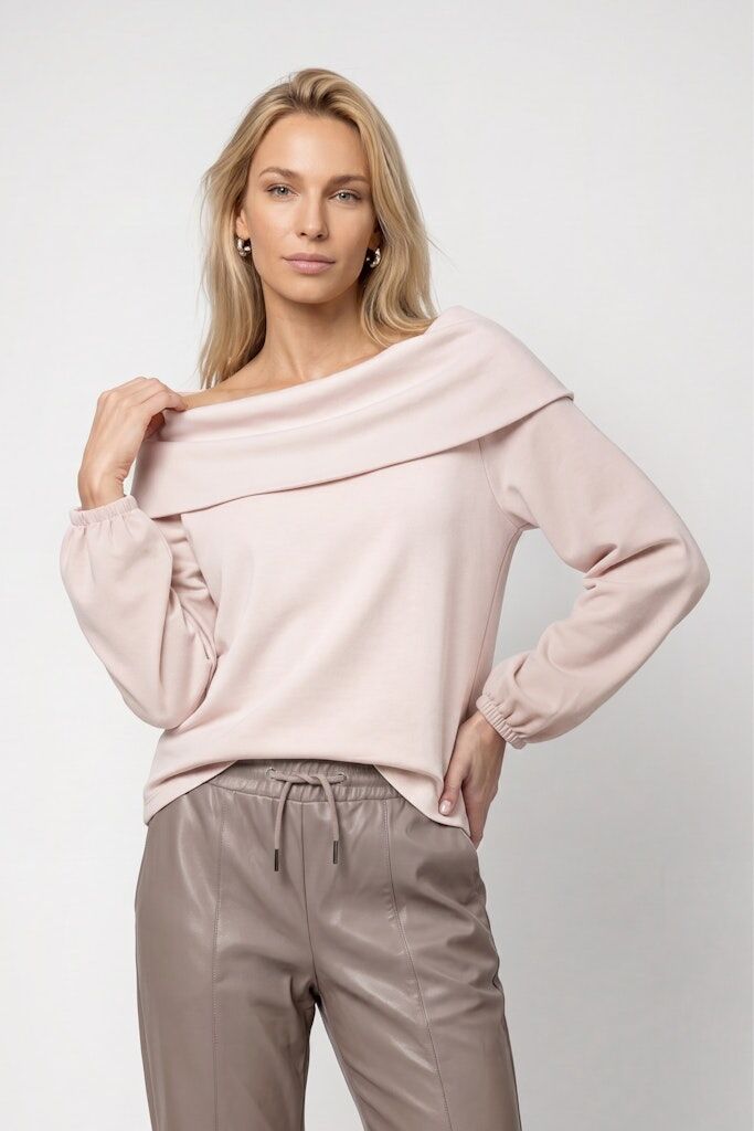 Pullover mit Carmen-Ausschnitt