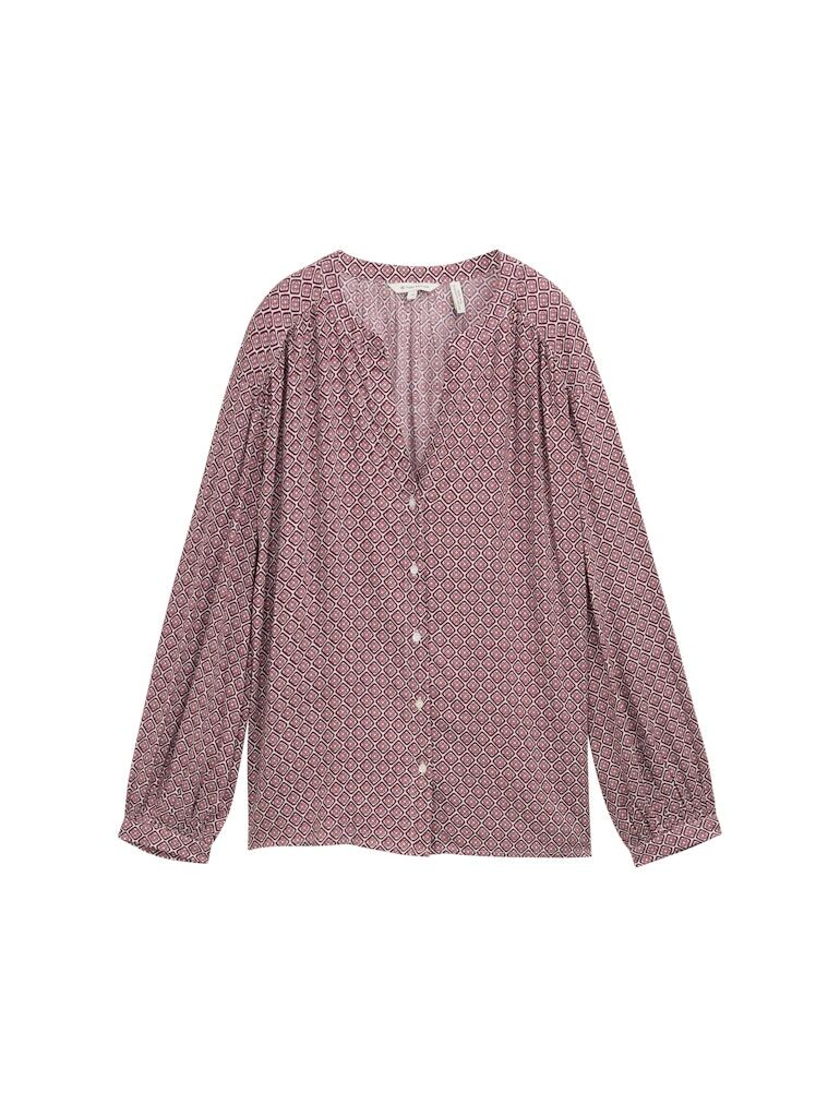 Loose Fit Bluse mit Muster Loose Fit Bluse mit Muster