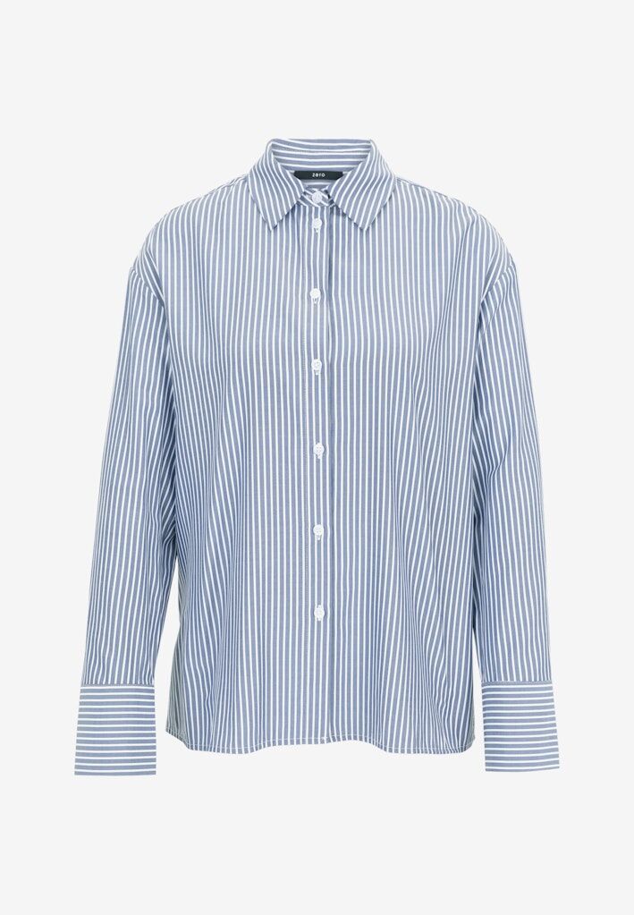 Hemdbluse mit Streifen