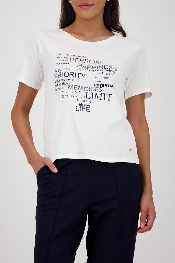 T-Shirt mit Shriftzug T-Shirt mit Shriftzug