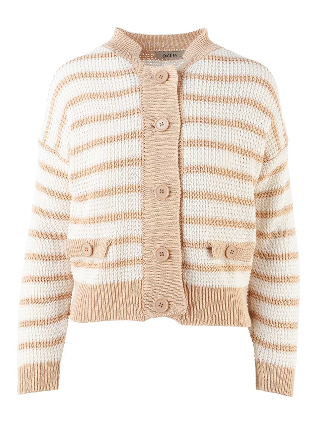 Cardigan mit Streifen Cardigan mit Streifen