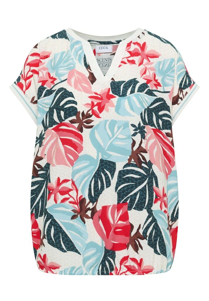 Bluse mit Allover-Print