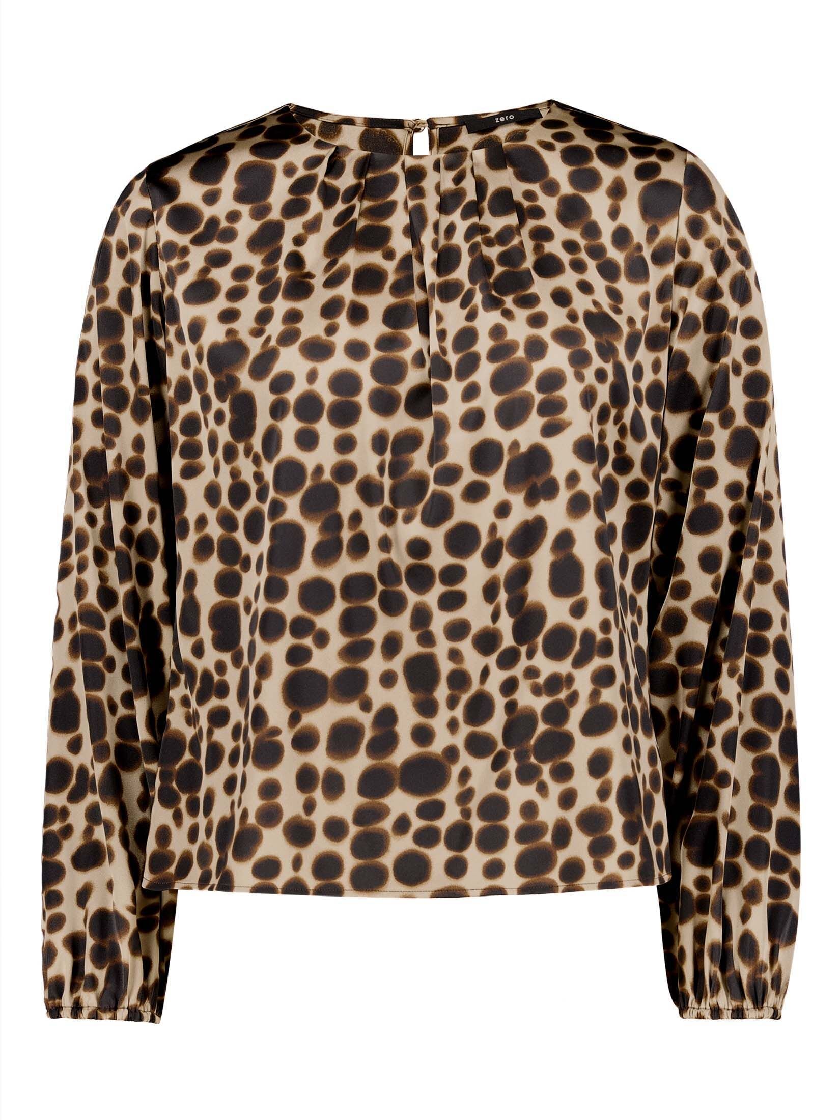 Bluse mit Animal-Print
