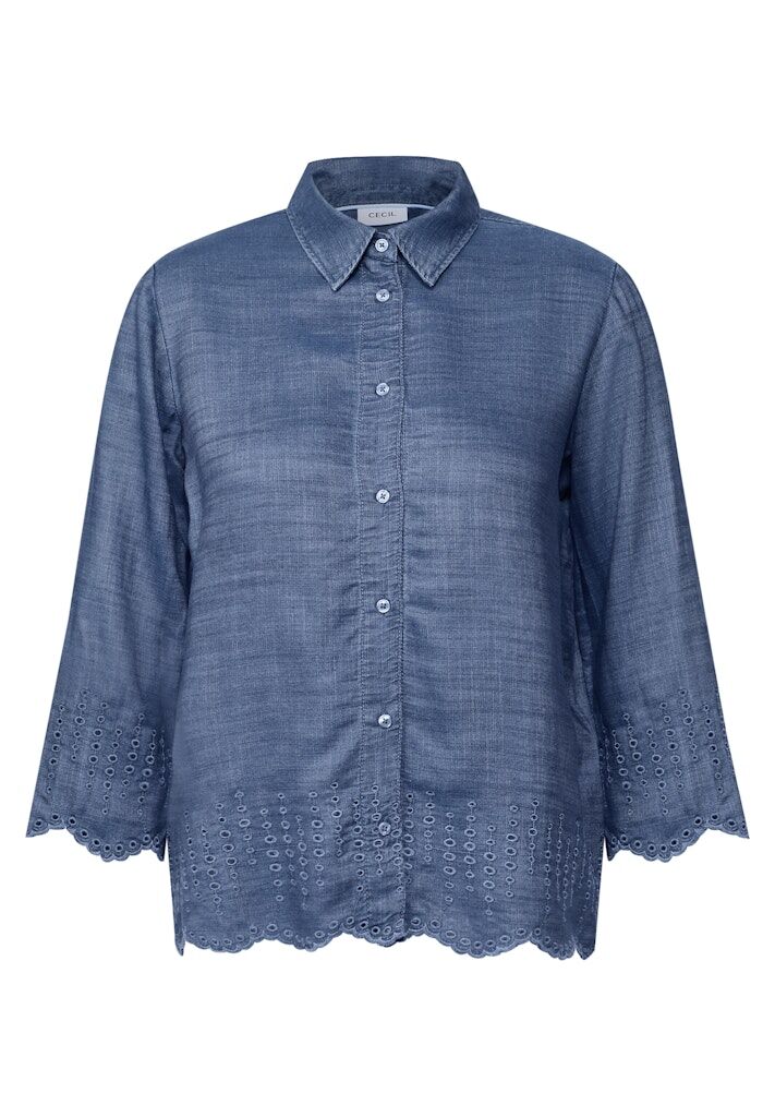 Cecil Lyocellbluse mit Stickerei