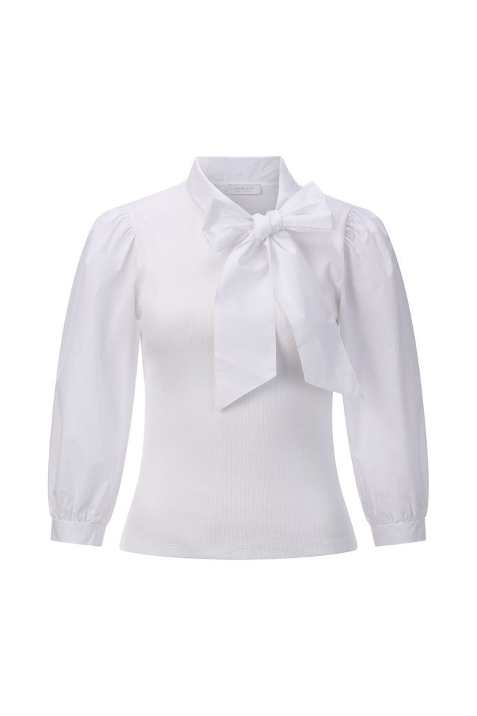 Rich & Royal Bluse mit Schleife