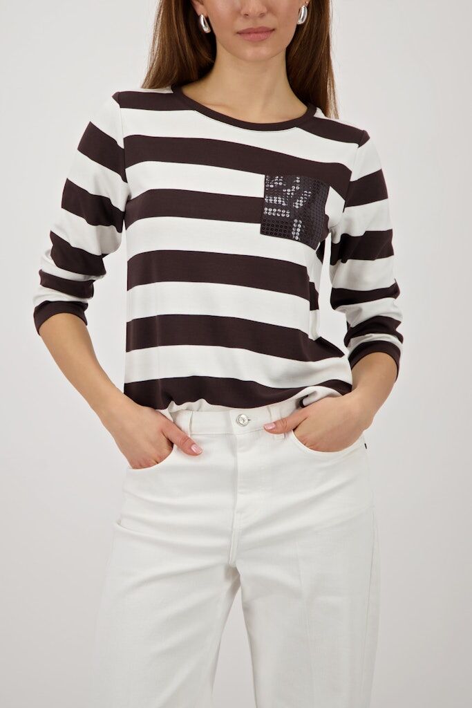 Gestreiftes Sweatshirt Gestreiftes Sweatshirt