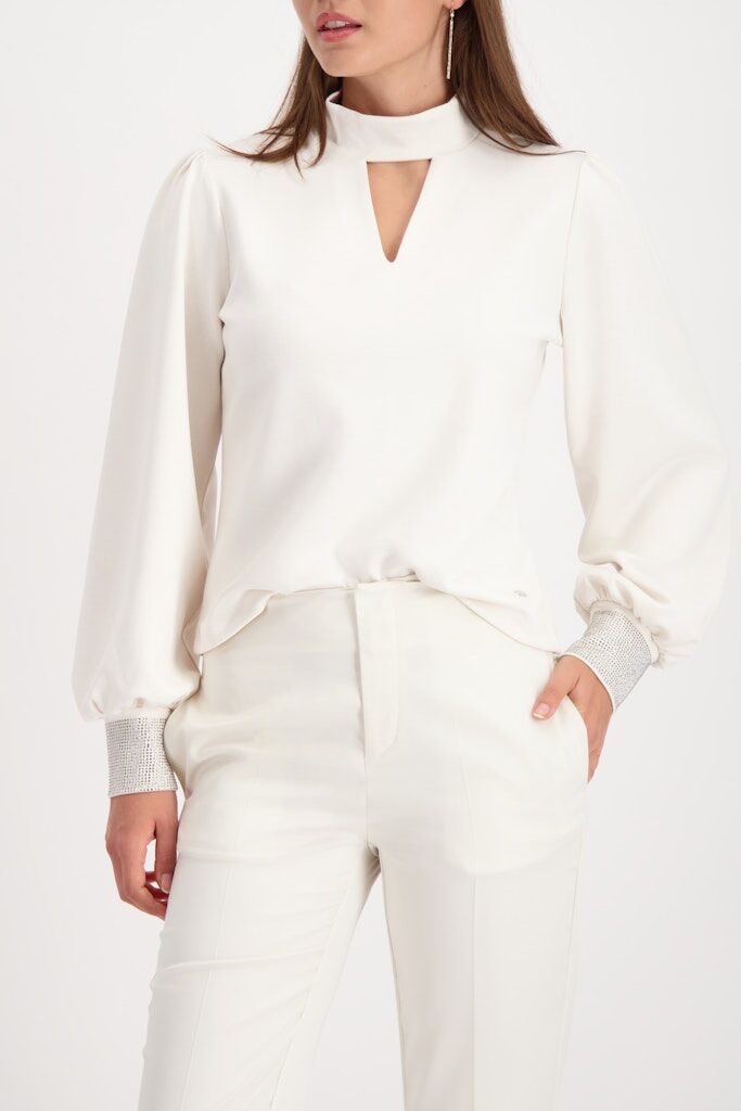 Shirt mit Strass-Details