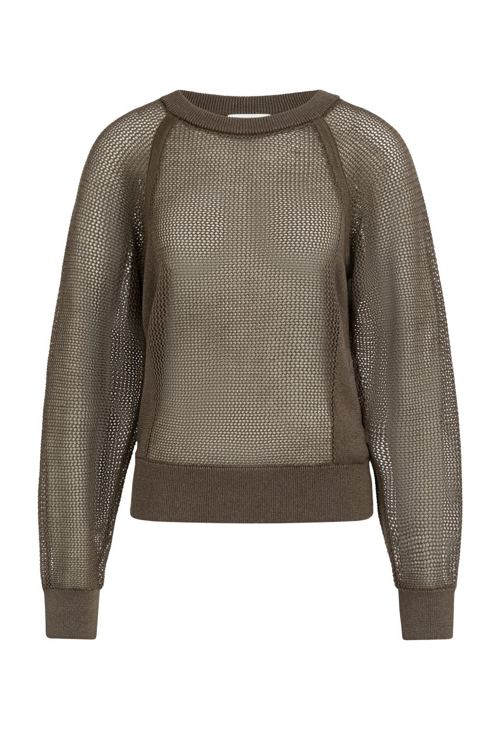 Strickpullover in Netzoptik Strickpullover in Netzoptik