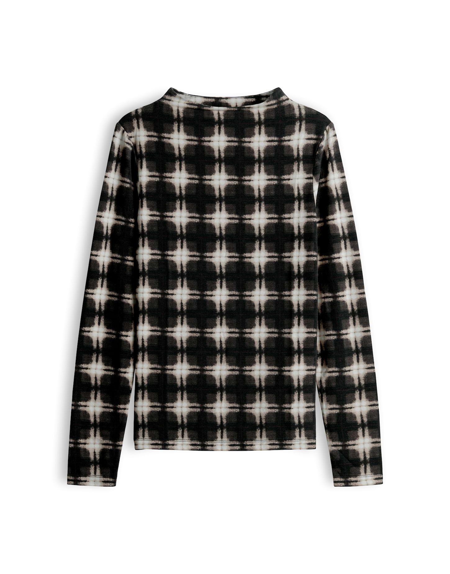 Langarmshirt mit Karomuster "Secki" Langarmshirt mit Karomuster "Secki"