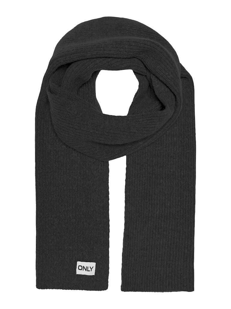 ONLCARAH LIFE KNIT LOGO SCARF CC ONLCARAH LIFE KNIT LOGO SCARF CC