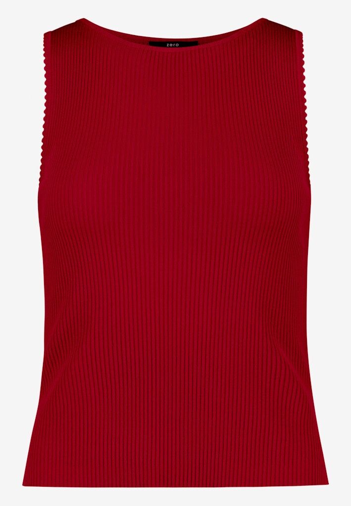 Stricktop mit U-Boot Ausschnitt