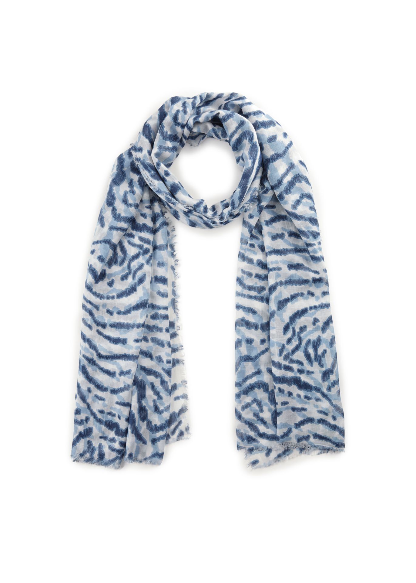 Schal mit Leo-Print Schal mit Leo-Print
