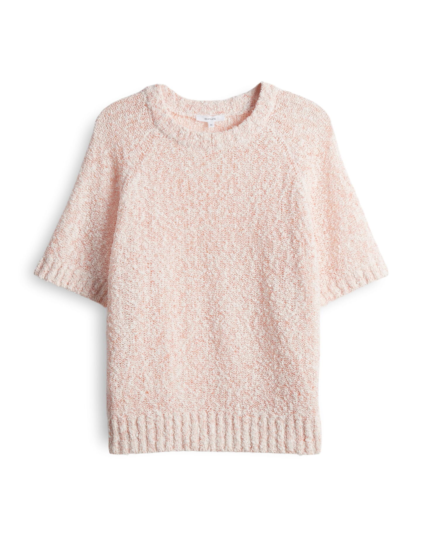 Opus Kurzarm-Strickpullover "Pagus"