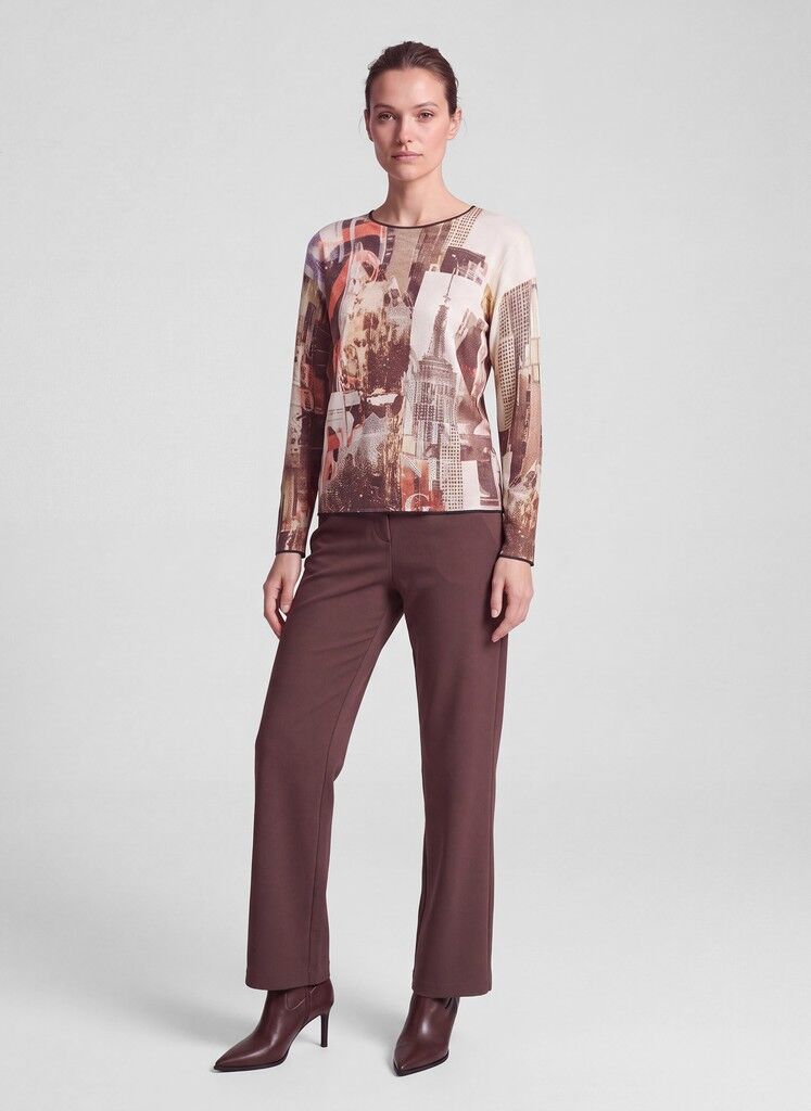 Pullover mit Motiv-Print Pullover mit Motiv-Print