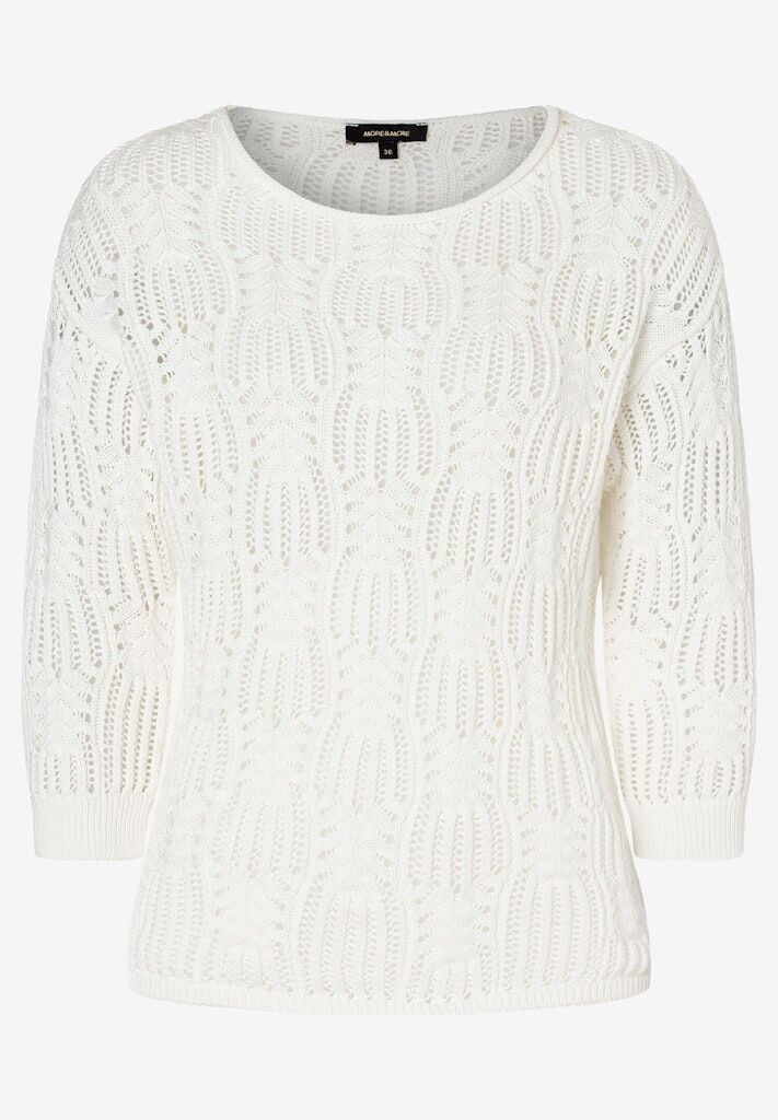 Lochstrickpullover