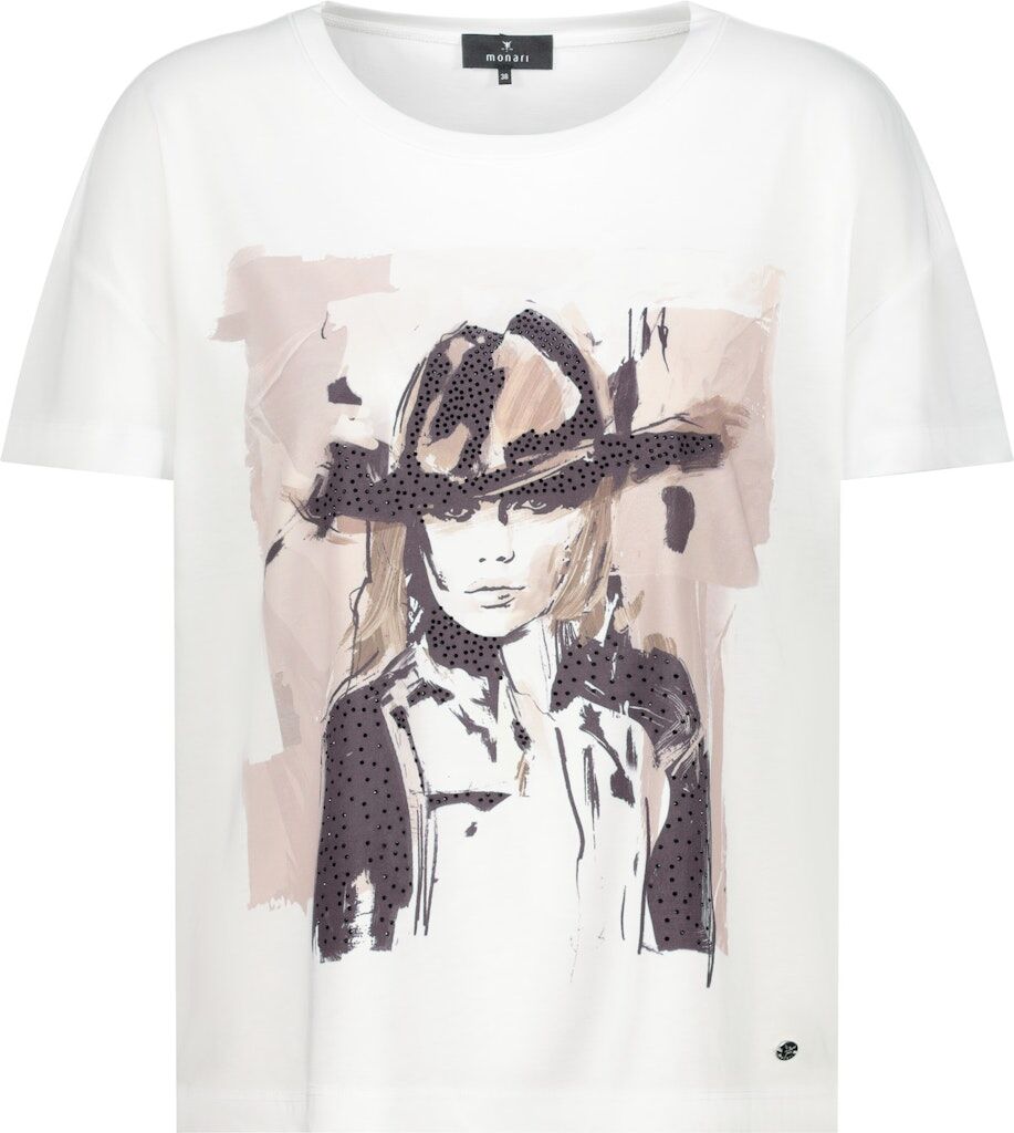 Monari T-Shirt mit Cowgirl-Print Monari T-Shirt mit Cowgirl-Print