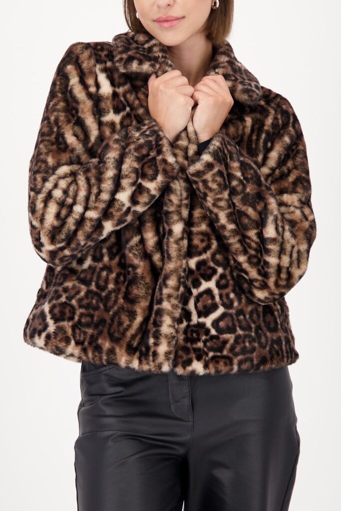 Leo-Kunstfell-Jacke