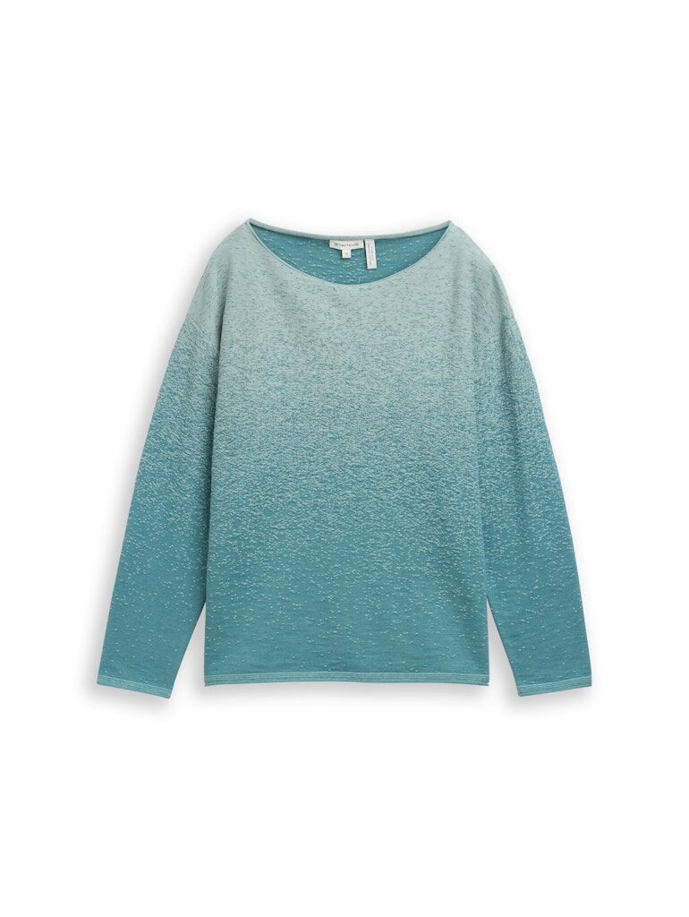 Loose Fit Strickpullover mit Farbverlauf