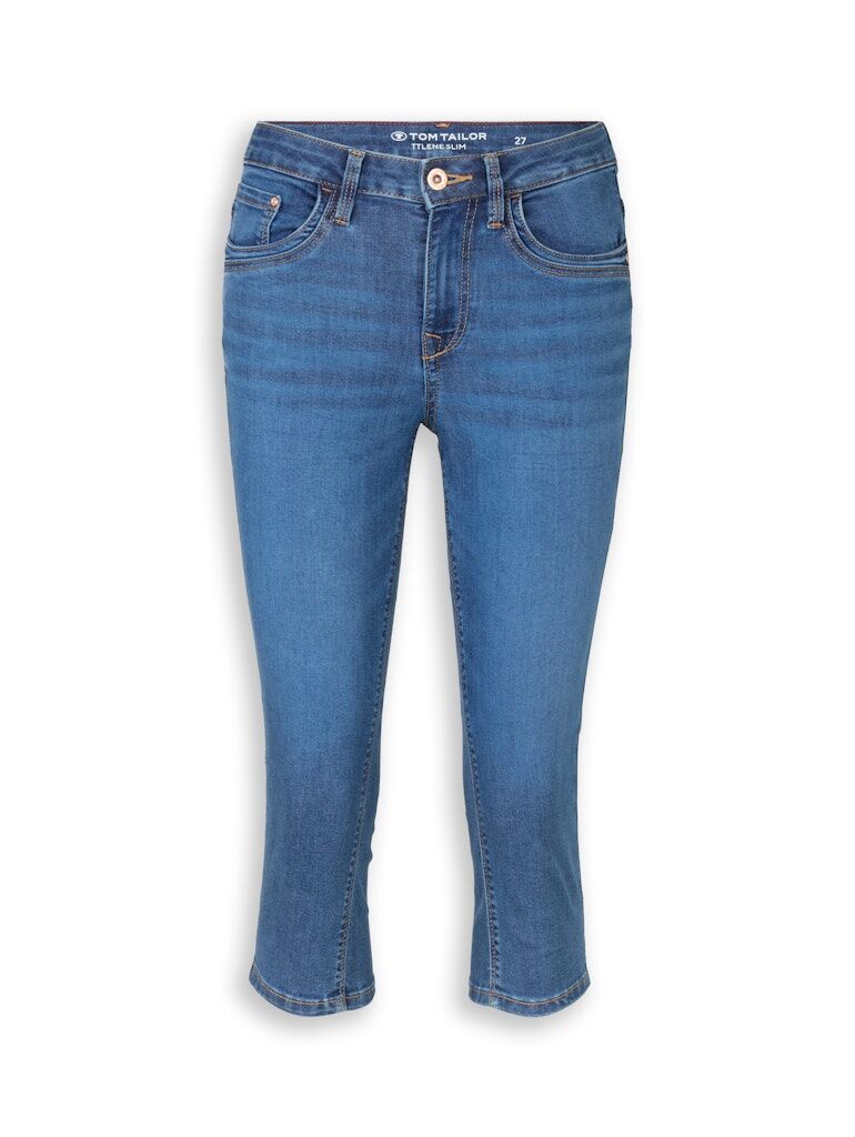 TTLENE SLIM Capri Jeans mit hohem Stretch