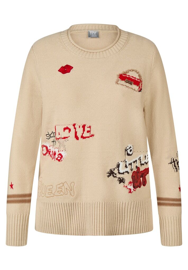 Pullover mit Grafik-Motiven