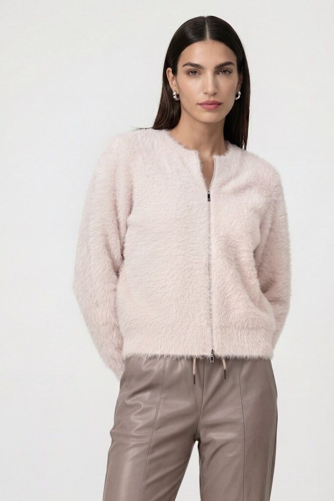 Flausch-Strickjacke Flausch-Strickjacke