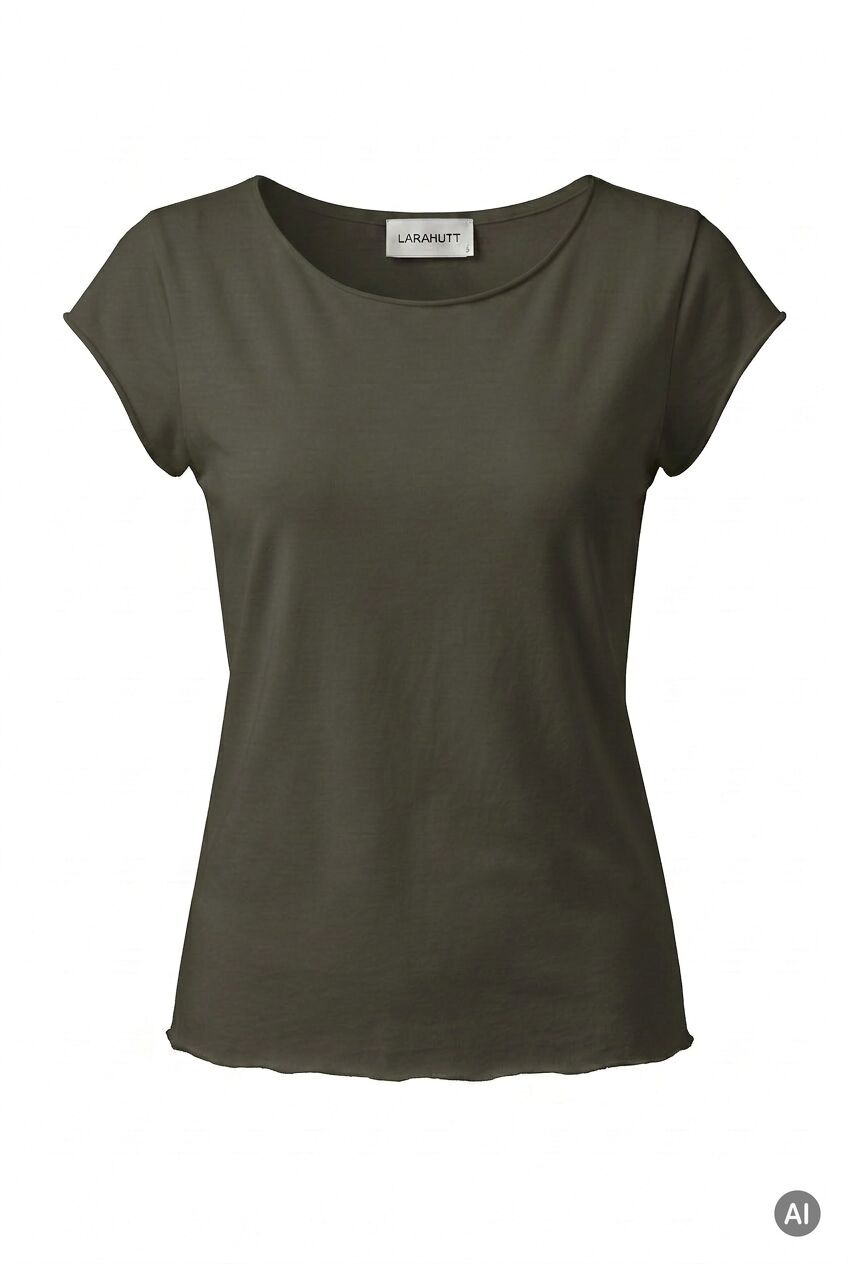 T-Shirt mit offenen Kanten T-Shirt mit offenen Kanten