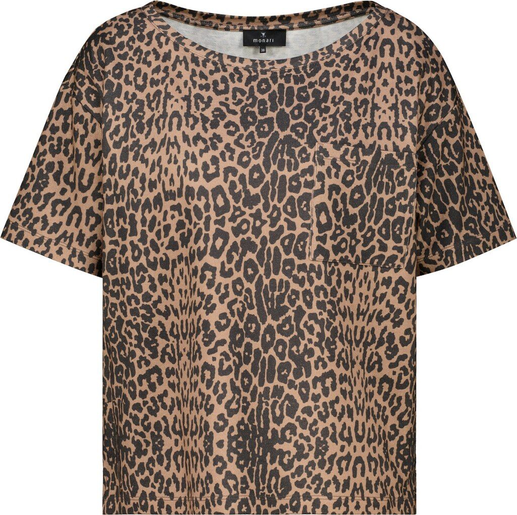 T-Shirt mit Leo-Print