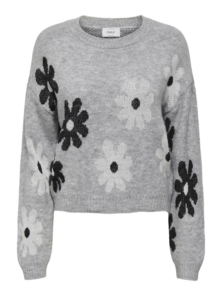 ONLFREESIA LS FLOWER O-NECK KNT NOOS ONLFREESIA LS FLOWER O-NECK KNT NOOS