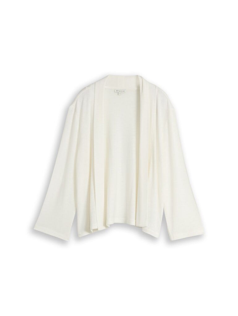 T-Shirt Cardigan mit Schalkragen