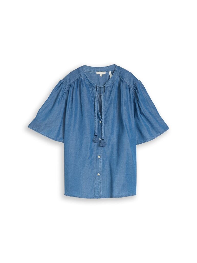 Bluse mit Quasten