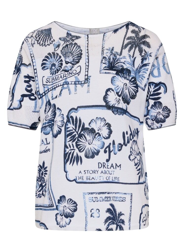 T-Shirt mit Allover-Print T-Shirt mit Allover-Print