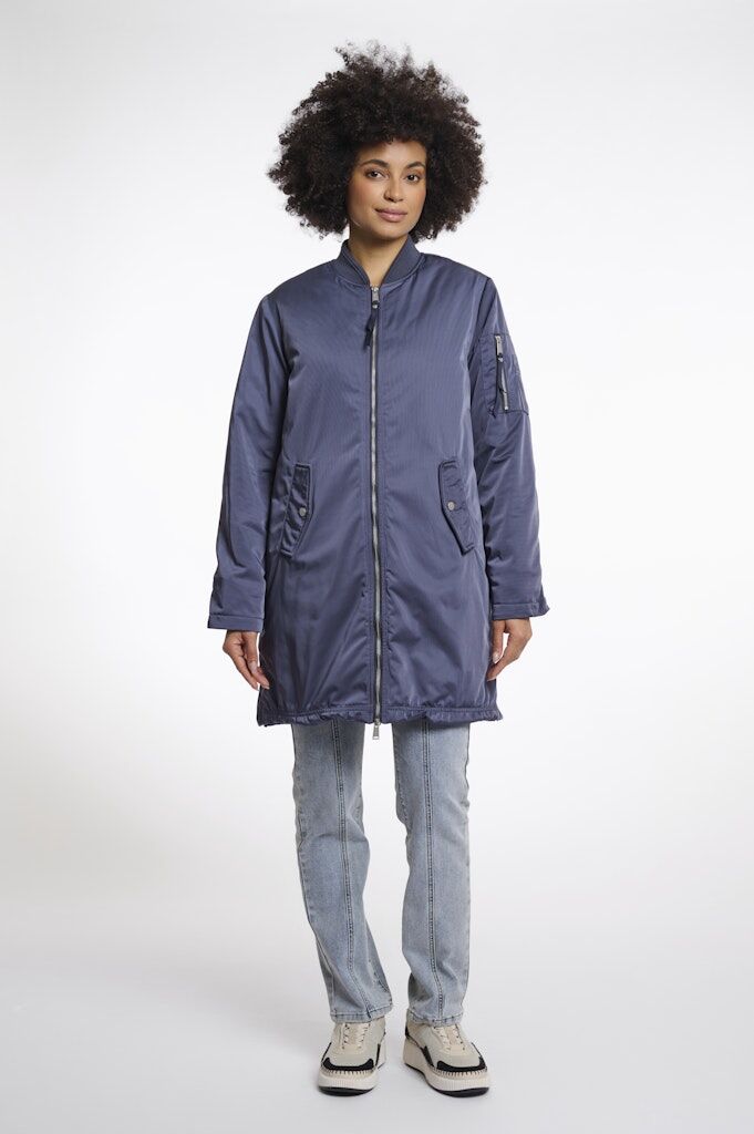 Lange Bomber Jacke "Star" Lange Bomber Jacke "Star"