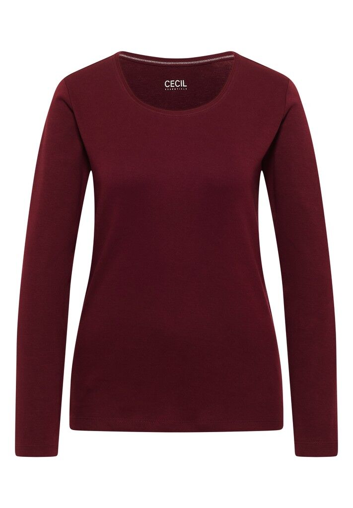 Basic Langarm Shirt mit Rundhals Basic Langarm Shirt mit Rundhals
