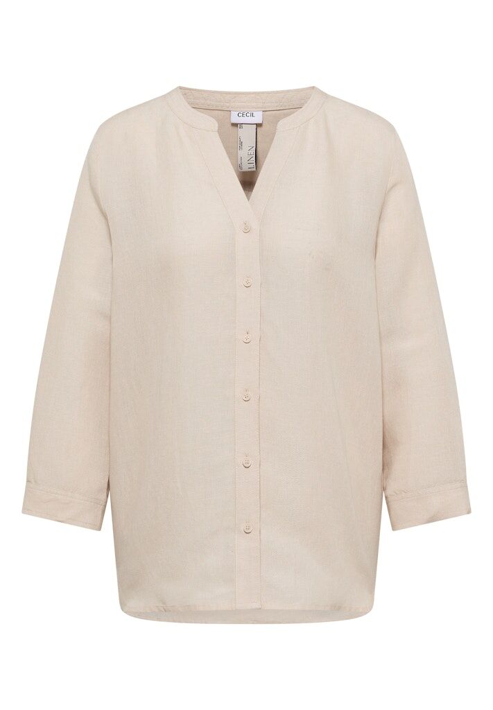 Bluse aus Leinenmix Bluse aus Leinenmix