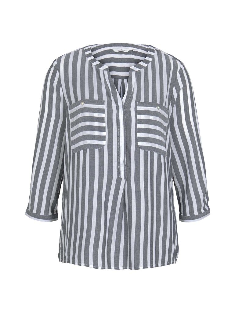 Tom Tailor Bluse mit geknöpften Brusttaschen Tom Tailor Bluse mit geknöpften Brusttaschen