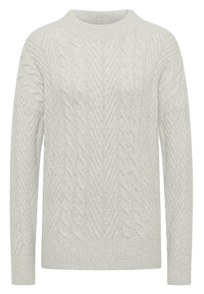 Pullover mit Zopfmuster