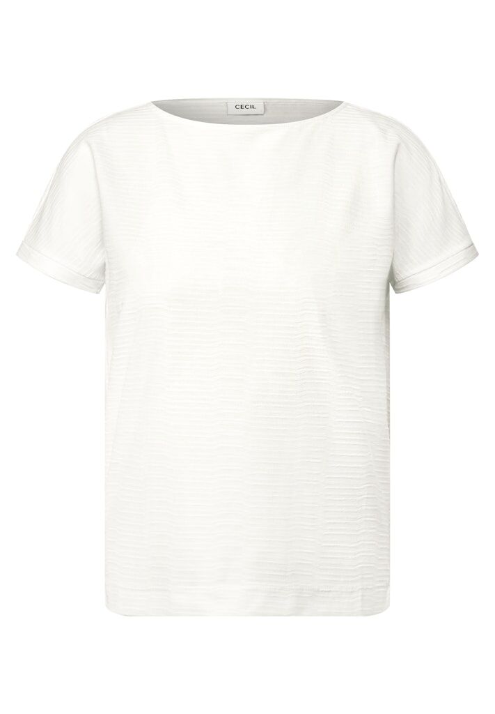 Cecil Struktushirt in Unifarbe