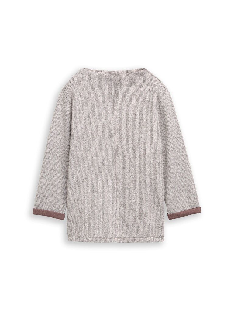 Sweatshirt mit Stehkragen Sweatshirt mit Stehkragen