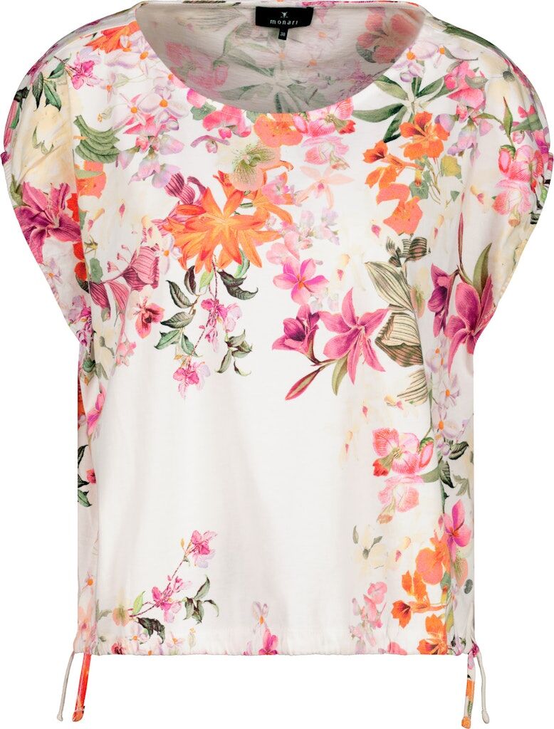 Monari T-Shirt mit Blumenmuster Monari T-Shirt mit Blumenmuster