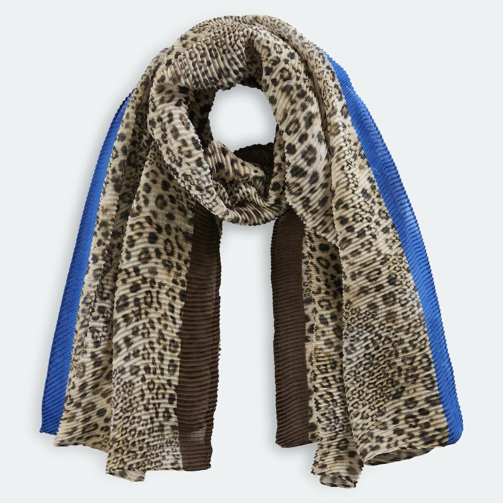 Schal mit Leo-Print Schal mit Leo-Print