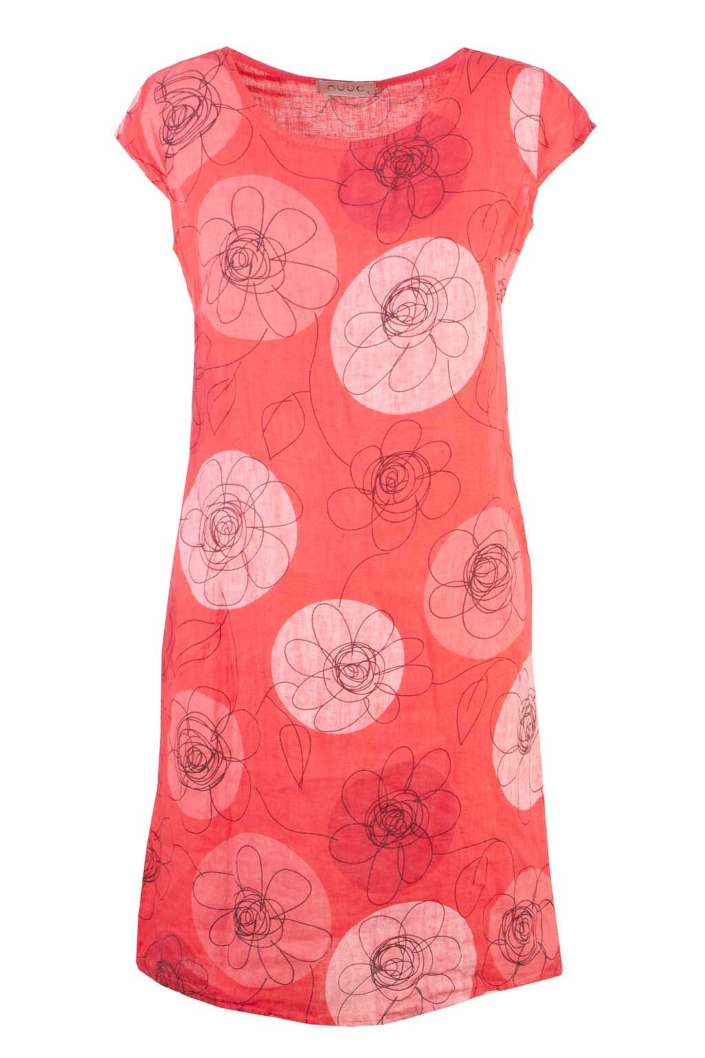 Nuuc Leinenkleid mit Blumenprint