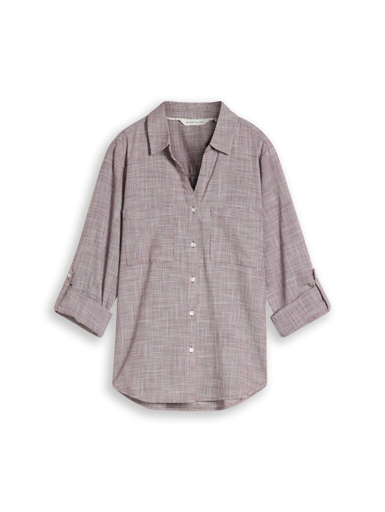 Bluse mit Brusttaschen