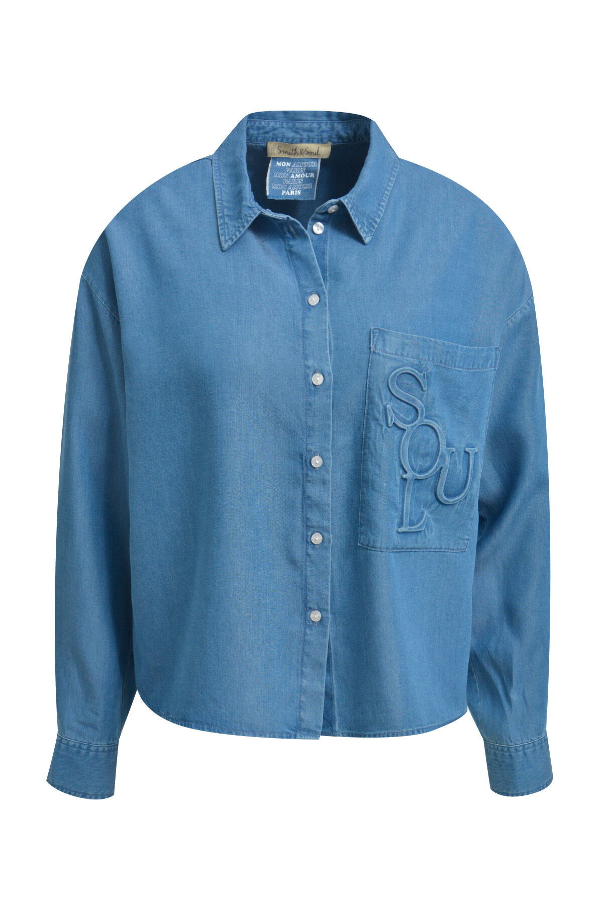 Bluse in Jeansoptik Bluse in Jeansoptik